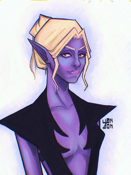 Minthara Painted Sketch